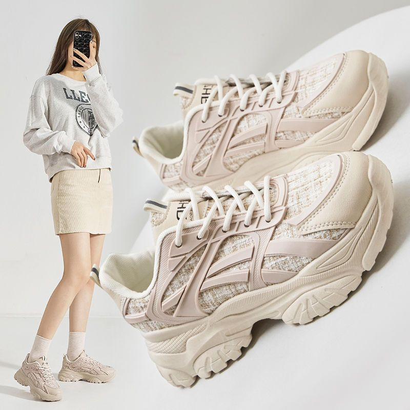 QNS Sepatu Chunky Sneakers Wanita Original 100% Ayah Chunky Shoes Sneakers Casual Olahraga Sport Women